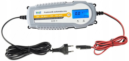 Volt Ładowarka Prostownik Automatyczny 10A LCD 12V 24