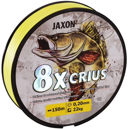 Jaxon Plecionka 8X Crius 0,08mm 150m Fluo