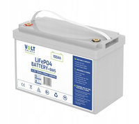 Volt Akumulator LiFePO4 12V 100 Ah (100A )BMS Lekki do Łodzi
