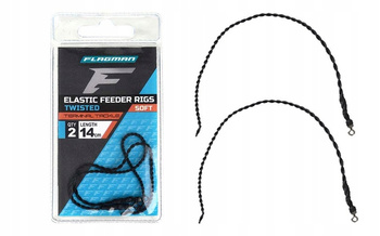 Flagman Gotowy Zestaw Elastic Feeder Rig 14cm Soft 2szt.