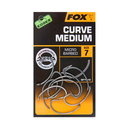 FOX Haczyki EDGES Curve Medium roz. 2