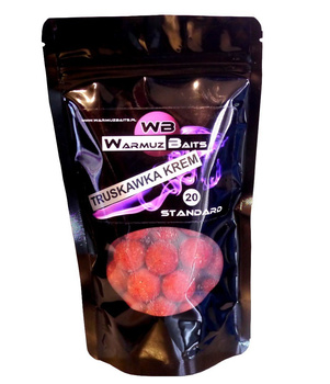 Warmuz Baits Kulki Zanętowe Truskawka Krem 12mm 250g