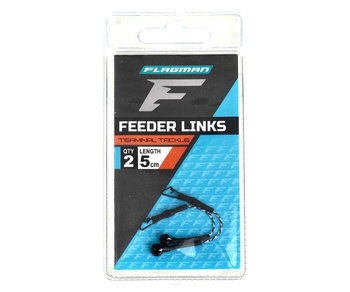 Flagman Feeder Links na miękkiej plecionce 5cm 2szt