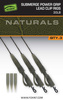 Fox EDGES Naturals Submerge Power Grip Lead Clip Leaders 30lb