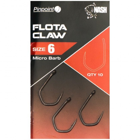 Nash Pinpoint Haczyki FLOTA CLAW Micro Barb r. 10 (10szt.)