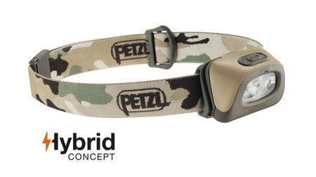 Petzl Latarka Czołowa TACTIKKA +  CAMO 350 lumenów