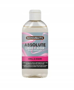 Sonubaits Liquid Atraktor Absolute Flavour 200ml Krill & Squid