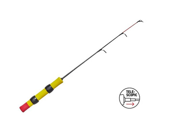 Lucky John wędka podlodowa teleskopowa Travel Hard 50cm