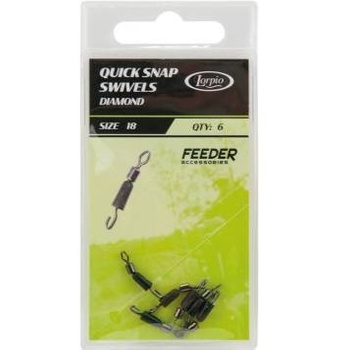 Lorpio Łącznik przyponu Quick Snap Swivels roz 18