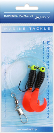 Mikado Zestaw Morski Przywieszka PILK TWIST 5,5cm 6g 2szt.