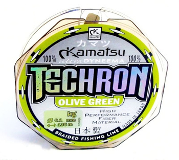 Konger Plecionka KAMATSU TECHRON Olive Green 0,06mm 100m