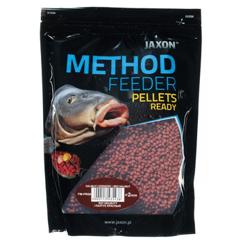 Jaxon Pellet Method Feeder Ready 2mm 500g Halibut Czerwony