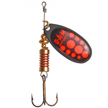 DAM Effzett Błystka STANDARD SPINNER 2 4g Black Red