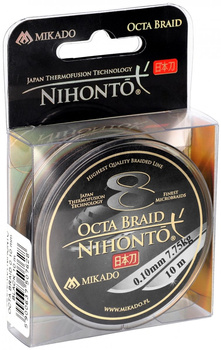 Mikado plecionka NIHONTO OCTA BRAID 0,10mm 10m Czarna