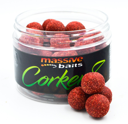 Massive Baits Kulki Haczykowe Corkerz 18mm 300ml Strawberry Bergamotta