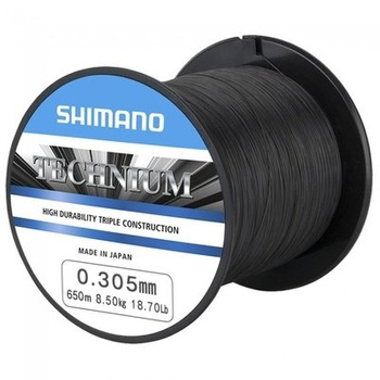 Shimano Żyłka TECHNIUM Czarna 0,305mm 1100m