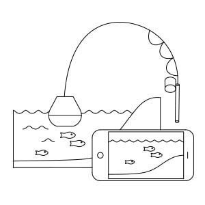 Deeper Echosonda Smart Sonar Fishfinder Start WiFi