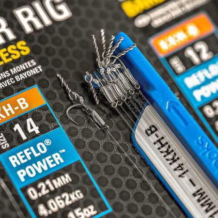 Preston Przypon z Bagnetem BAYONET HAIR RIG KKH-B 10cm r. 12 0,21mm Barbless