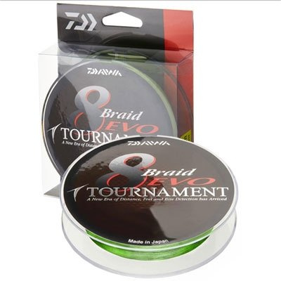 Daiwa Plecionka Tournament 8 EVO 0,16mm 135m Chartreuse