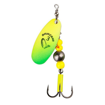 Savage Gear Caviar Spinner roz. 4 Fluo Yellow/Chartreuse