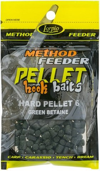 Lorpio Pellet Hook Baits Green Betaine 6mm