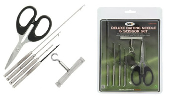 NGT Zestaw igieł De Lux + nożyczki+ zaciągacz