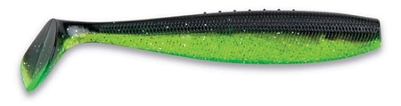 Iron Claw Guma Just Shad 10cm Black Chartreuse Silver Glitter