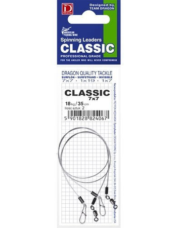 Dragon Przypon CLASSIC SURFSTRAND 1x7 13kg 25cm