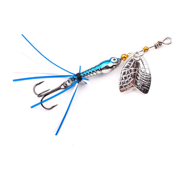 Spro Larva Mayfly 5cm 4g Chrome Blue