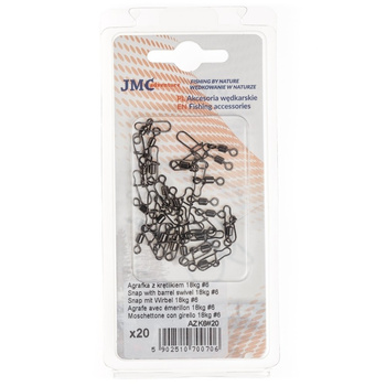 JMC Adventure Agrafka z krętlikiem 30kg #2 12szt