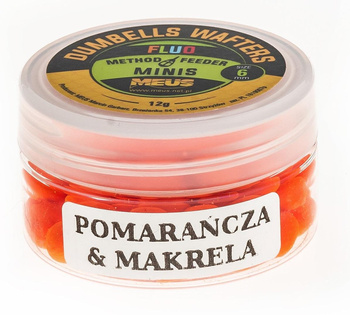 Meus Dumbells Fluo Wafters 6mm Pomarańcza Makrela MINS