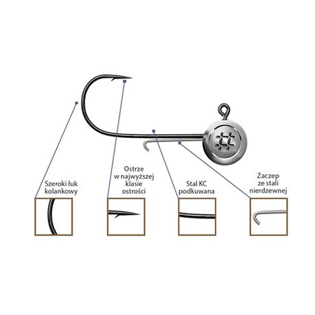 Owner Główka jigowa Precision Slim JH #2 2g