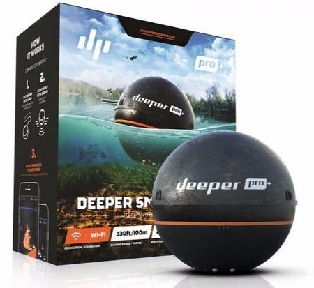 Deeper Echosonda Smart Sonar PRO+ Plus WiFi GPS