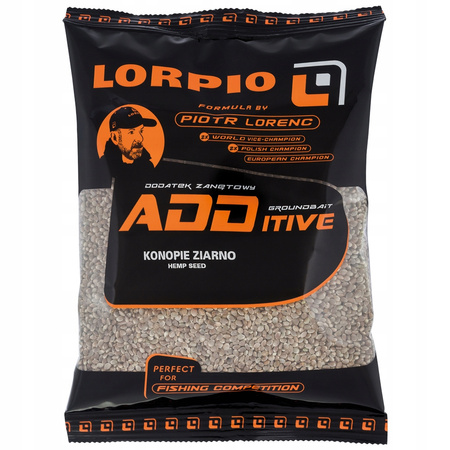 Lorpio Dodatek do zanęty 600g Konopie ziarno