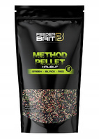 Feeder Bait Pellet 2mm 800g Halibut Green & Black & Red