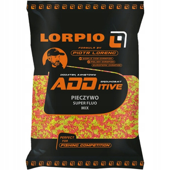 Lorpio Dodatek do zanęt Pieczywo 400g Fluo Mix