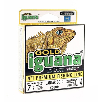 Balsax Żyłka Gold Iguana 0,22mm 150m Jantar Gold
