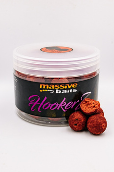 Massive Baits Kulki Haczykowe Hookerz 18mm 300ml Strawberry Bergamotta
