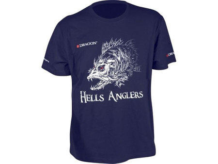 Dragon Koszulka T-shirt HELLS ANGLERS Sandacz Granatowa XL