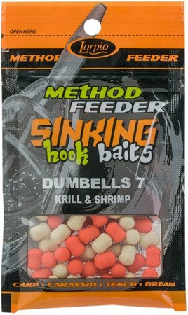 Lorpio Sinking Dumbells 7 Krill&amp;Shrimp 20g