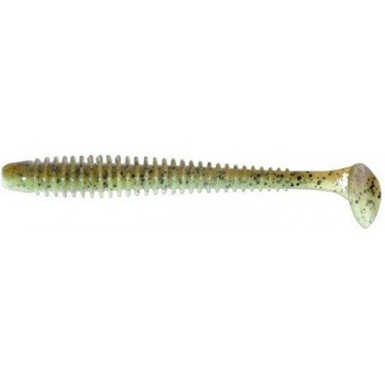 Keitech Swing Impact 4" Green Pumpkin/Chartreuse 8szt