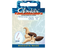 Gamakatsu Haczyki z przyponem Maggots roz. 16 1010R