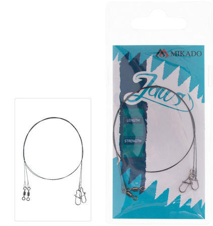 Mikado Przypon Wolframowy Jaws Light 25cm 10kg 2szt.