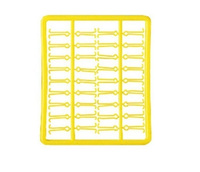 Jaxon Stopery do kulek i pelletu zółte AC-357415C