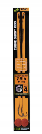 Fox Przypon karpiowy Curve Short 2-35lb