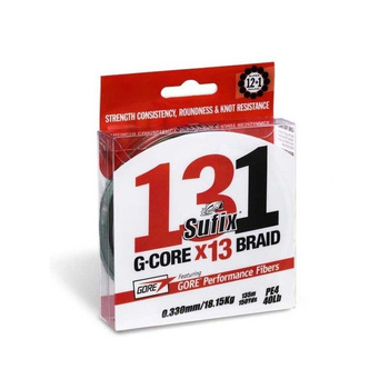 Sufix Plecionka 131 G-Core Braid 150m 0,128mm 13-splot Green