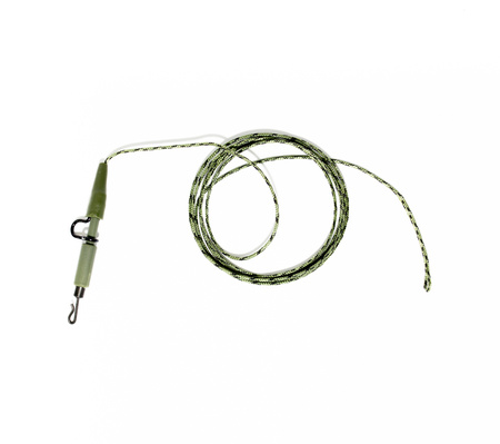 UnderCarp Gotowy zestaw karpiowy z leadcorem i mocnym klipsem 45 lbs / 100 cm zielony
