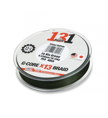 Sufix Plecionka 131 G-Core Braid 150m 0,148mm 13-splot Green