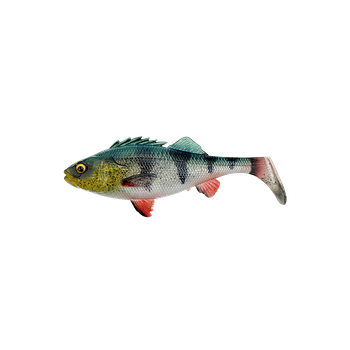 Savage Gear Guma 4D Perch Shad 17,5cm 68g Green Silver