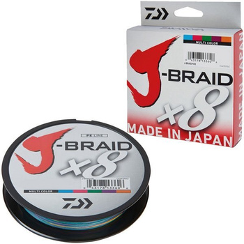 Daiwa Plecionka J-Braid X8 0,22mm/300m Multicolor